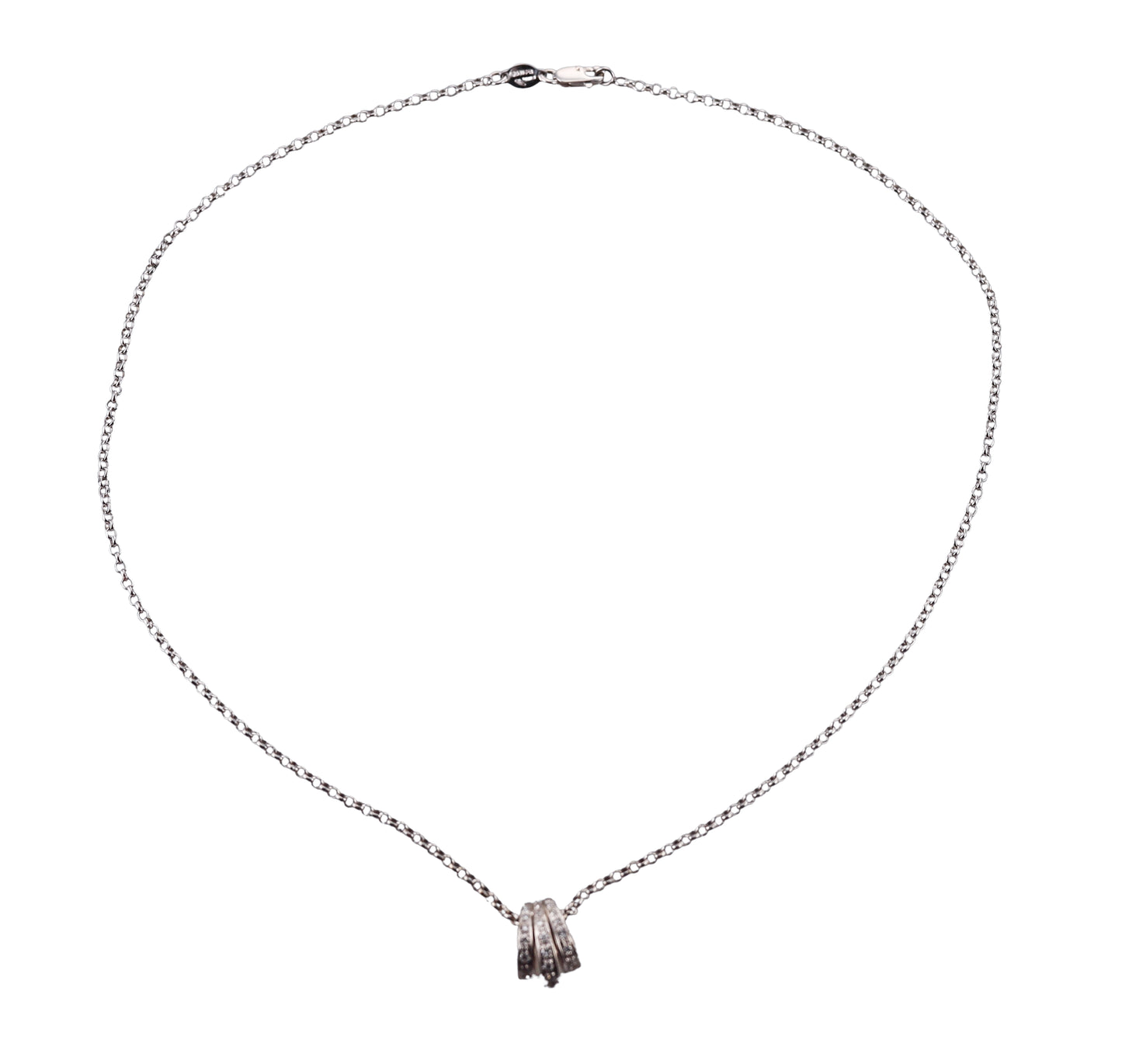 Raima Diamond 18k White Gold Pendant Necklace