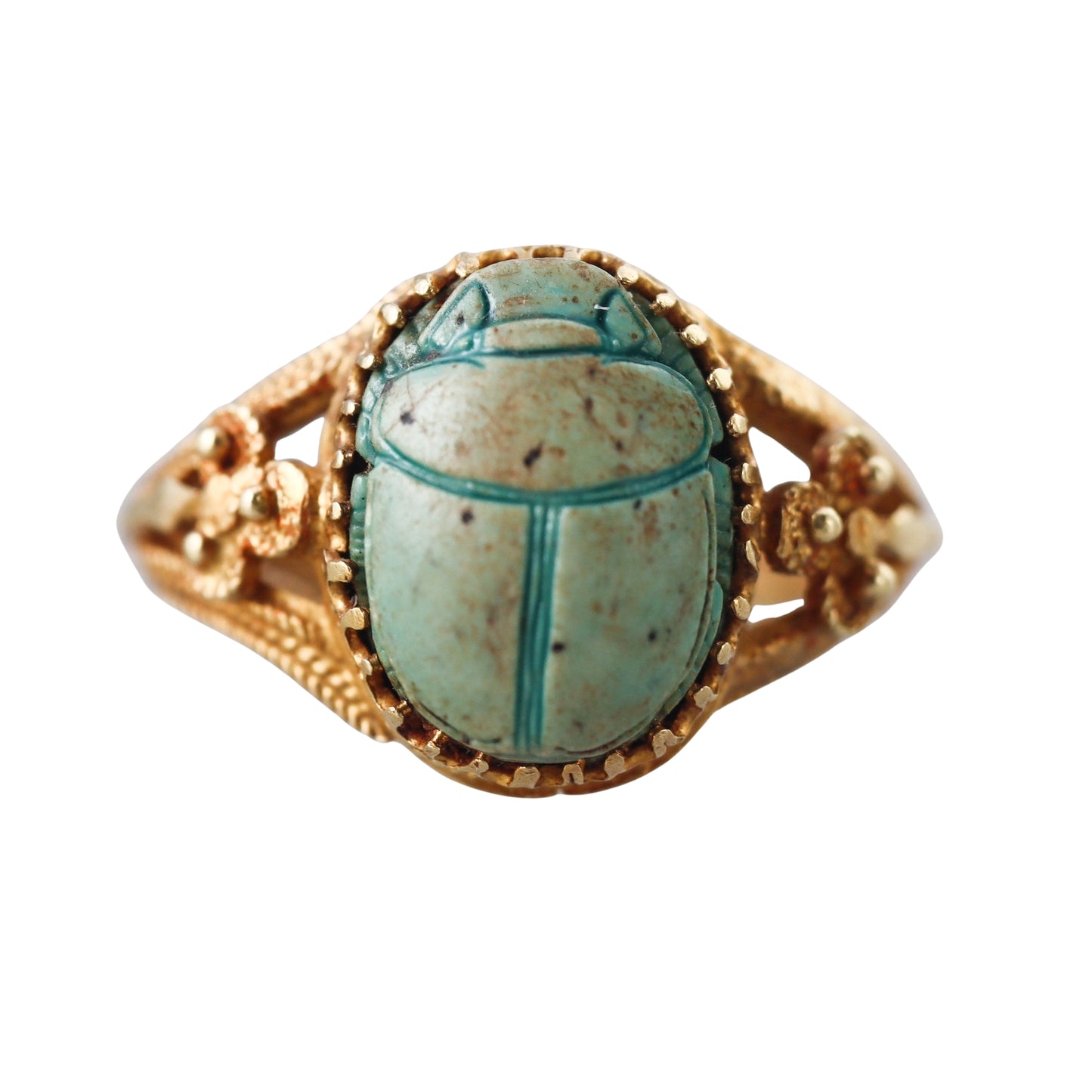 Antique 22k Gold Scarab Ring
