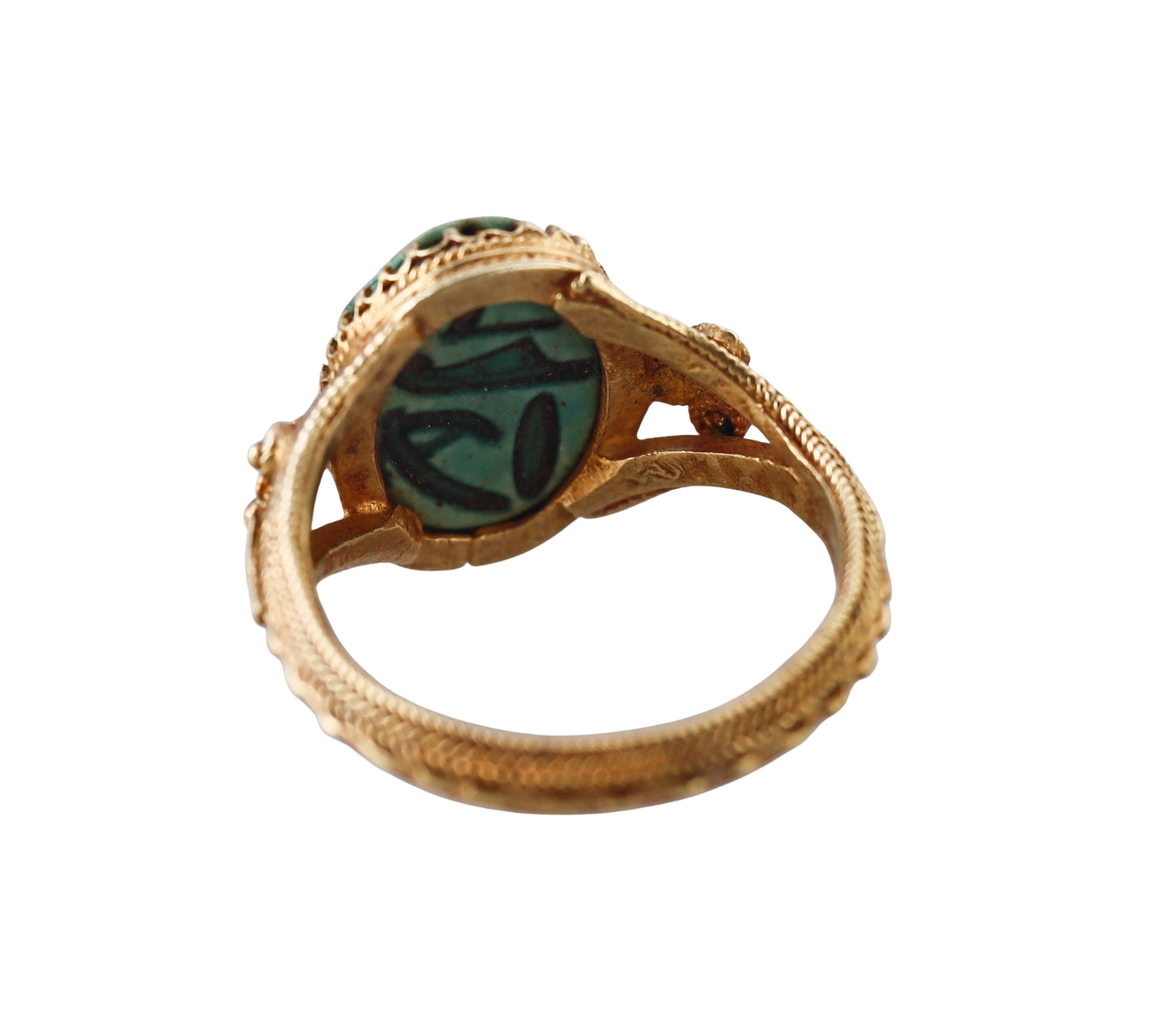 Antique 22k Gold Scarab Ring
